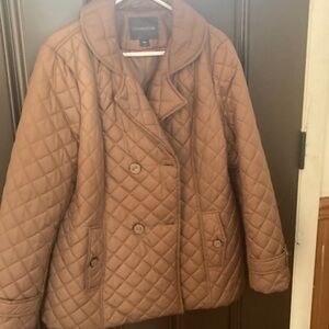 Covington Women's Quilted Brown Puffer Jacket